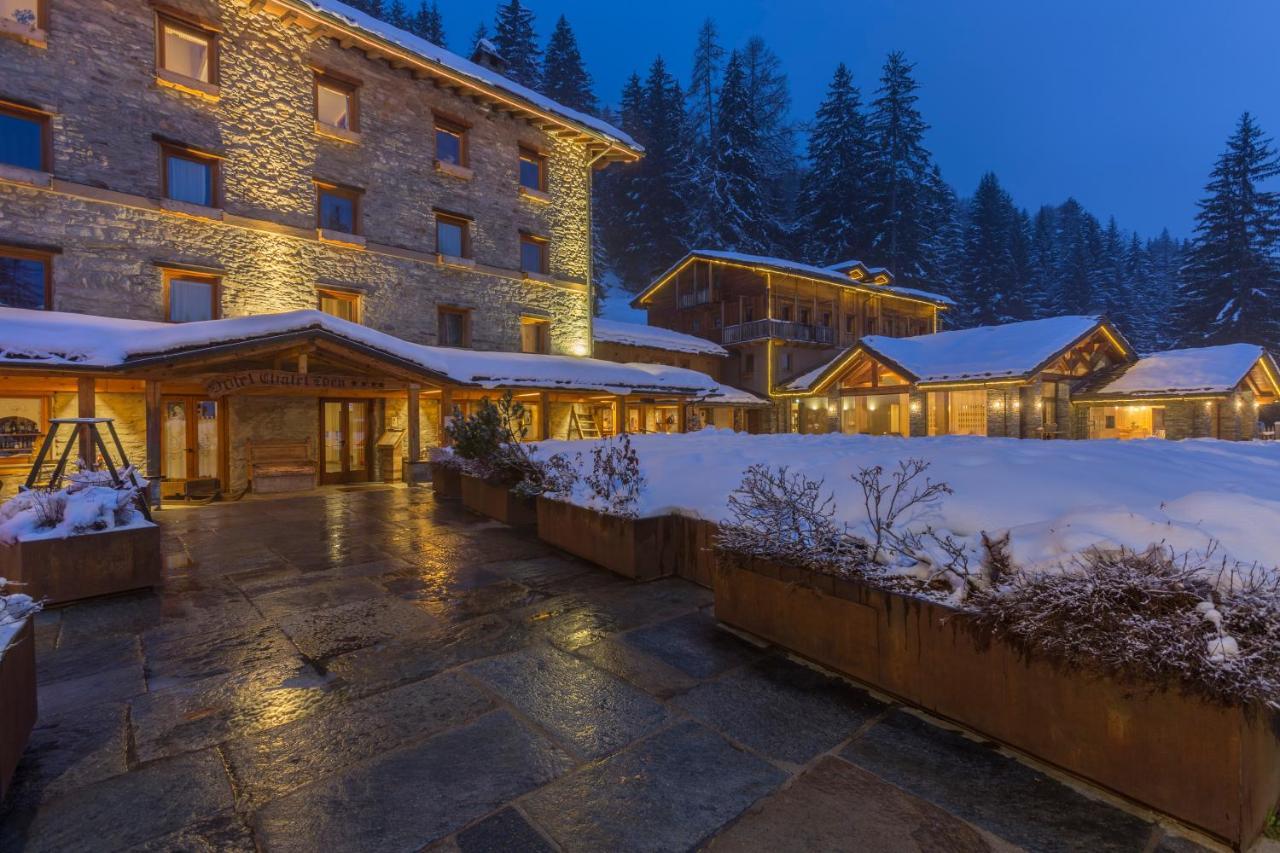Chalet Eden Eco Hotel, Restaurant & Wellness La Thuile Exterior foto